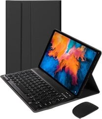 Klaviatuuriümbris hiirega Lenovo Tab M10 Plus 10.6 (2022. aasta 3. põlvkond) / Tb-125f Tb-128f jaoks, õhuke ja kerge nutikas kaas eemaldatava juhtmevaba Bluetoothiga hind ja info | Tahvelarvuti kaaned ja kotid | kaup24.ee