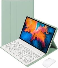 Чехол-клавиатура с мышкой для Lenovo Tab M10 Plus 10.6 (2022 3rd Gen) / Tb-125f Tb-128f, тонкий легкий смарт-чехол со съемным беспроводным Bluetooth цена и информация | Чехлы для планшетов и электронных книг | kaup24.ee