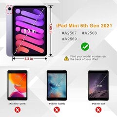 Ipad Mini 6 20218.3 дюймовый противоударный чехол прозрачный прозрачный чехол цена и информация | Чехлы для планшетов и электронных книг | kaup24.ee