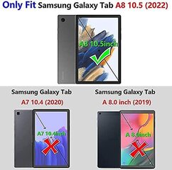 Timoom Kids ümbris Samsung Galaxy Tab A8 10,5 tolli 2022 jaoks, Galaxy Tab A8 ümbris lastele, põrutuskindel kabriolett käepidemega ümbris Samsung Gala jaoks hind ja info | Tahvelarvuti kaaned ja kotid | kaup24.ee