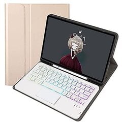 Чехол-клавиатура с подсветкой для Galaxy Tab A7 10,4 дюйма (sm-t500/t503/t505/t507), тонкий легкий защитный чехол с магнитной Bluetooth-клавиатурой цена и информация | Чехлы для планшетов и электронных книг | kaup24.ee