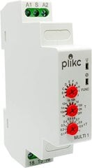 PLIKC MULTI1– Multifunktsionaalne taimer – 10 funktsiooni – 12-240V AC/DC – PLK042676 hind ja info | Taimerid, termostaadid | kaup24.ee