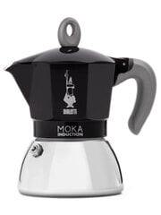 Bialetti- Espressomasin – induktsioonmoka, 4 tassi – MUST hind ja info | Kohvikannud, teekannud | kaup24.ee