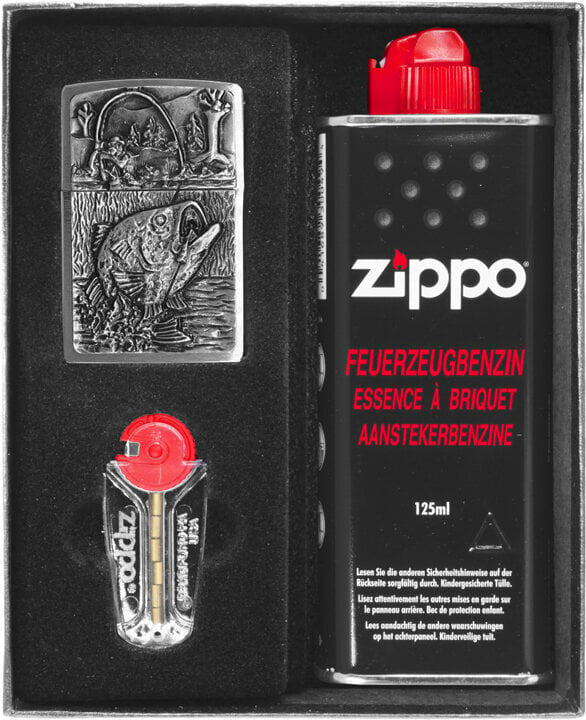 Zestaw ZIPPO Tulemasin FISHING EMBLEM Prezentowy No1 hind ja info | Tulemasinad ja tarvikud | kaup24.ee