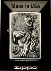 Seatud ZIPPO Tulemasin ZODIAC LEO lew Kingikomplekt No1 hind ja info | Tulemasinad ja tarvikud | kaup24.ee