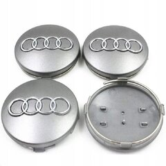 AUDI veljekate, 60mm, 4 tk. hall hind ja info | Lisaseadmed | kaup24.ee