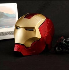 Laste suurus Marvel Avengers Iron Man kiiver Cosplay 1:1 Light Led Ironman Mask PVC Action Figure mänguasi hind ja info | Mudelautode kollektsioneerimine | kaup24.ee