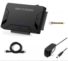 Adapter Ide Usb 3.0 To Sata Ide Hard Disk Drive Converter цена и информация | Адаптеры и USB-hub | kaup24.ee