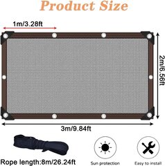 Shengruili 2X3M varju võrk hind ja info | Varikatused ja aiapaviljonid | kaup24.ee