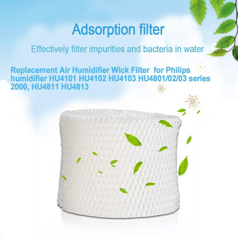 Õhuniisutaja Wick-filter (Philipsi HU4801 HU4802 HU4803 HU4811 HU4813 jaoks, niisutaja osade tarvikud) – 1 pakk цена и информация | Õhuniisutajad | kaup24.ee