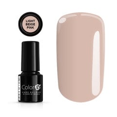 Hübriid geellakk Silcare Color It 6 g, Light Beige Pink hind ja info | Küünelakid, küünetugevdajad | kaup24.ee