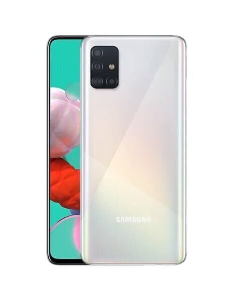 Samsung Galaxy A51, 128GB, Dual SIM, White hind ja info | Telefonid | kaup24.ee