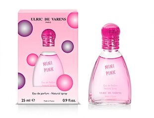 Парфюмированная вода Ulric de Varens Mini Pink EDP для женщин 25 мл цена и информация | Женские духи | kaup24.ee