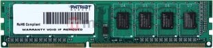 Patriot DDR3 4Гб 1333МГц CL9 (PSD34G133381) цена и информация | Оперативная память (RAM) | kaup24.ee
