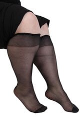 SHAPE 20 den plus size põlvikud SHAPE20nero-36-40 hind ja info | Naiste sokid | kaup24.ee