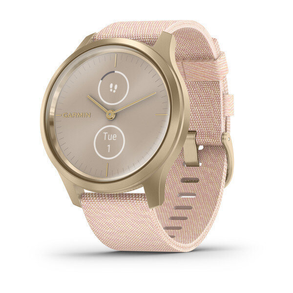Garmin vívomove® Style Light Gold/Blush Pink Woven Nylon цена и информация | Nutikellad (smartwatch) | kaup24.ee
