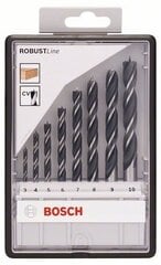 Набор сверл по дереву из 8 предметов Bosch Robust line 2607010533 цена и информация | Механические инструменты | kaup24.ee