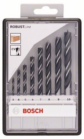 8-osaline puuride komplekt Bosch Robust line 2607010533 цена и информация | Käsitööriistad | kaup24.ee