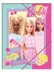 Barbie Happy Thoughts A/4 elastne kaust hind ja info | Kirjatarbed | kaup24.ee