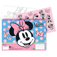 Disney Minnie Joy A/4 spiral sketchbook 40 lehte ja kleepsud цена и информация | Канцелярские товары | kaup24.ee