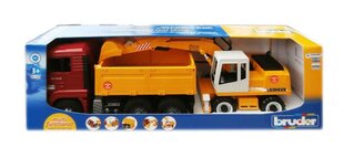 Veoauto koos ekskavaatoriga Bruder, BR-02751 / 4001702027513 цена и информация | Игрушки для мальчиков | kaup24.ee