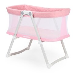 Манеж - детская кроватка Kikkaboo Mom and Me, Pink Melange цена и информация | Манежи для детей | kaup24.ee