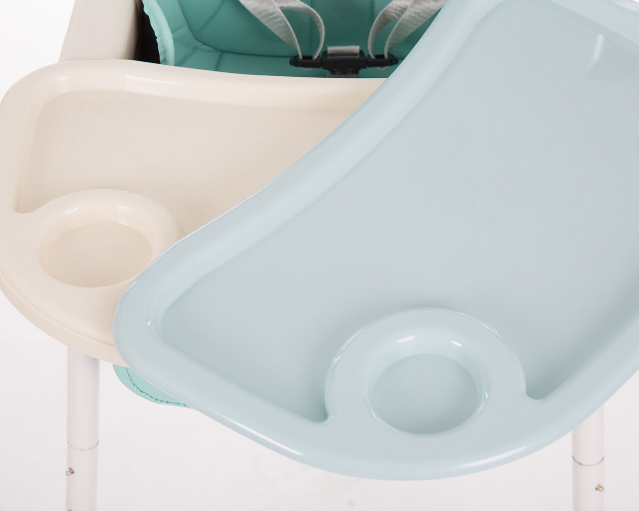 Söögitool Kikkaboo Creamy 2in1, Light Blue цена и информация | Laste söögitoolid | kaup24.ee