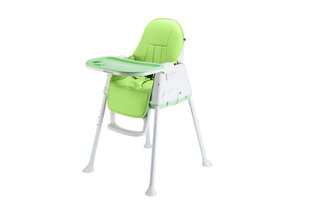 Стульчик для кормления Kikkaboo Creamy 2in1, Green цена и информация | Стульчики для кормления | kaup24.ee