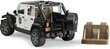 Politseiauto Jeep Wrangle Bruder, BR-02526 hind ja info | Poiste mänguasjad | kaup24.ee