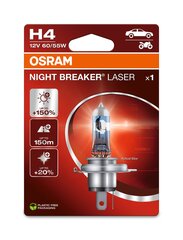 Automobilinė лампочка Osram Night Breaker Laser (Next Generation) H4, 1 шт. kaina ir informacija | Автомобильные лампочки | kaup24.ee