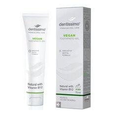 Dentissimo Vegan With Vitamin B12 75ml hambapasta-geel hind ja info | Suuhügieen | kaup24.ee