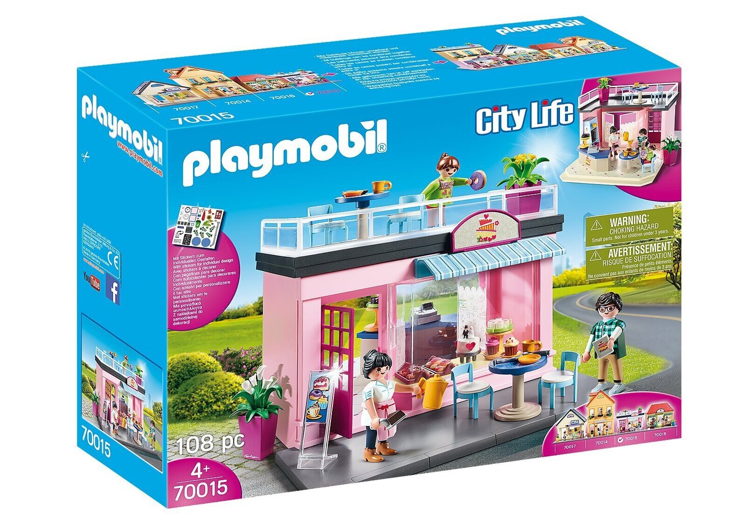 Kohvik 70015 PLAYMOBIL® City Life цена и информация | Klotsid ja konstruktorid | kaup24.ee