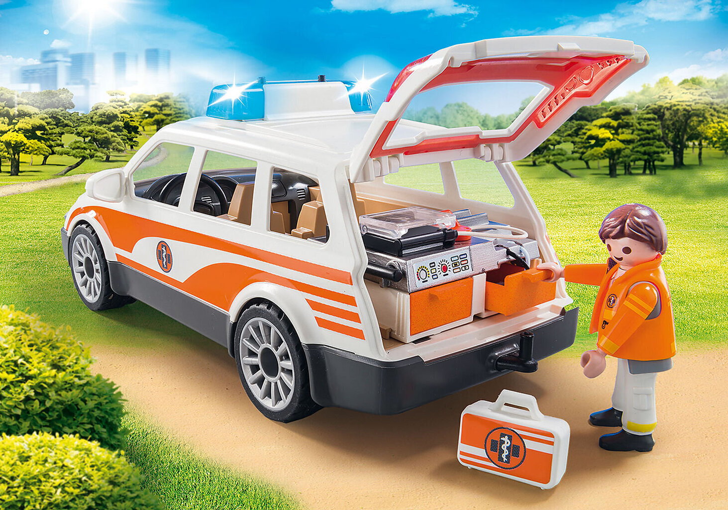 70050 PLAYMOBIL® City Life, Kiirabiauto helidega hind ja info | Klotsid ja konstruktorid | kaup24.ee