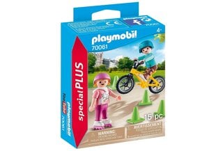 70061 PLAYMOBIL® Special Plus, Lapsed rulluiskudega ja jalgrattaga цена и информация | Конструкторы и кубики | kaup24.ee