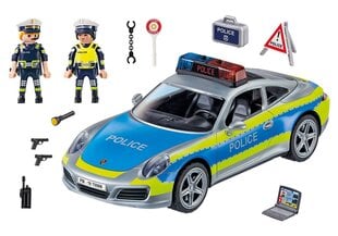 70066 PLAYMOBIL® Porshe Politseiauto 911 Carrera 4S цена и информация | Конструкторы и кубики | kaup24.ee