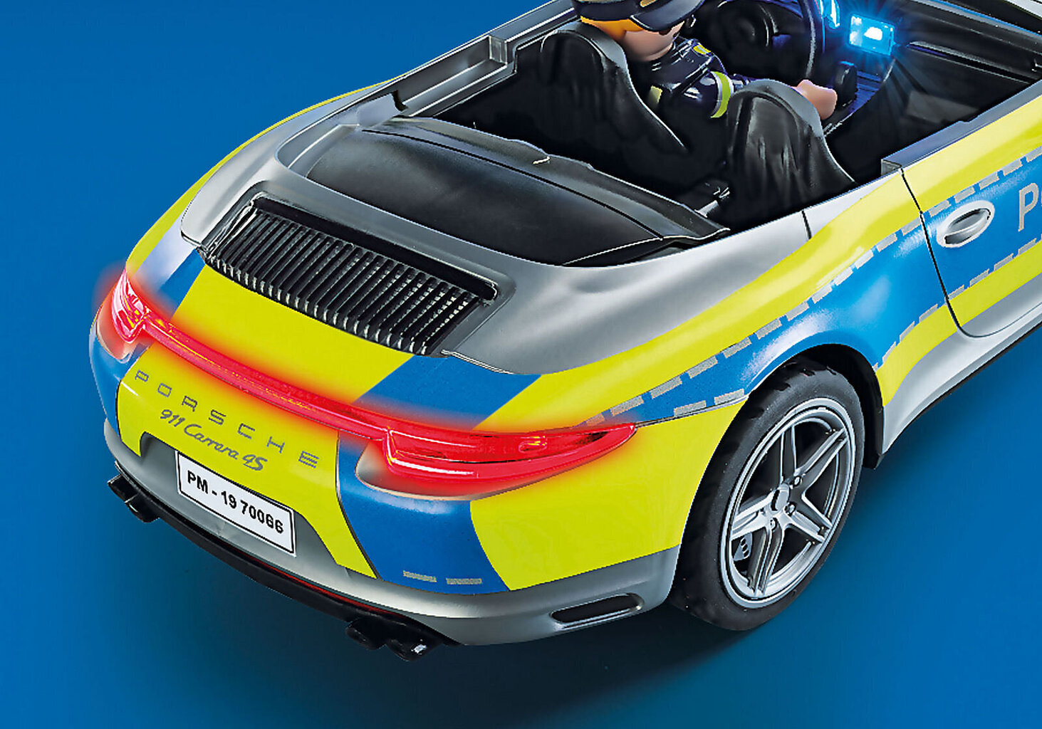 70066 PLAYMOBIL® Porshe Politseiauto 911 Carrera 4S цена и информация | Klotsid ja konstruktorid | kaup24.ee