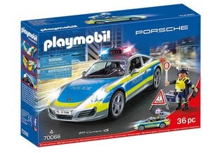 70066 PLAYMOBIL® Porshe Politseiauto 911 Carrera 4S hind ja info | Klotsid ja konstruktorid | kaup24.ee