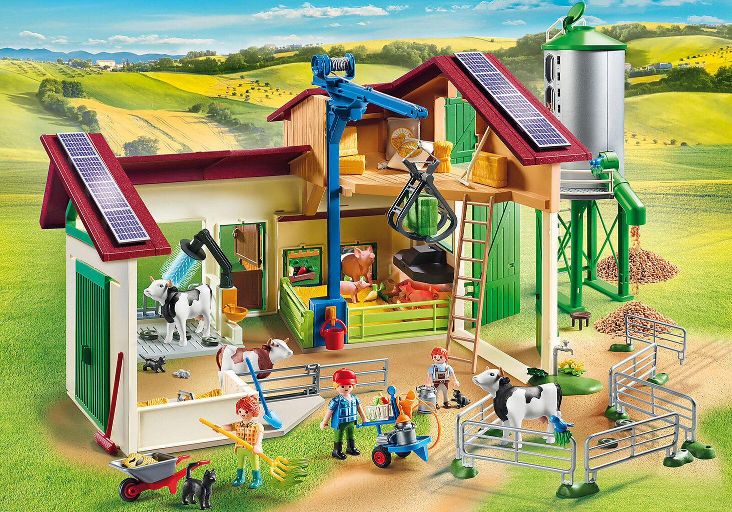 70132 PLAYMOBIL® Country, Talu koos loomadega цена и информация | Klotsid ja konstruktorid | kaup24.ee