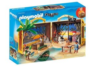 70150 PLAYMOBIL® Pirates, Kaasaskantav piraatide saar цена и информация | Конструкторы и кубики | kaup24.ee