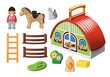 Kaasaskantav loomafarm 70180 PLAYMOBIL® 1.2.3 hind ja info | Klotsid ja konstruktorid | kaup24.ee