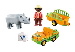 Rong 70182 PLAYMOBIL® 1.2.3., Zoo цена и информация | Конструкторы и кубики | kaup24.ee