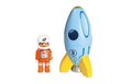 Astronaut raketiga 70186 PLAYMOBIL® 1.2.3 цена и информация | Klotsid ja konstruktorid | kaup24.ee