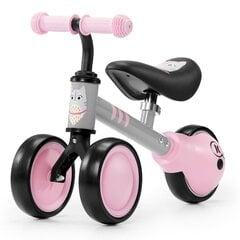 Балансный велосипед Kinderkraft Cutie Pink цена и информация | Детский трехколесный велосипед - коляска с удобной ручкой управления для родителей Riff F95941 2в1, фиолетовый | kaup24.ee