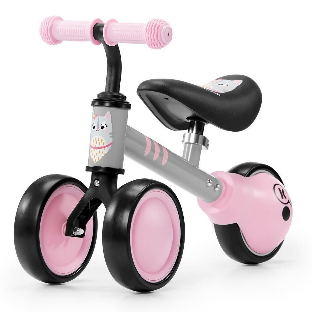 Tasakaalu jalgratas Kinderkraft Cutie Pink цена и информация | Jooksurattad | kaup24.ee