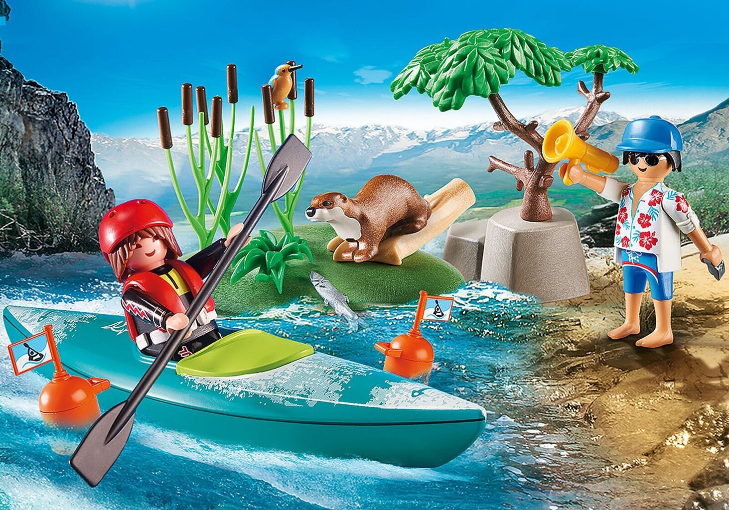 Seiklus kajaki pargis 70035 PLAYMOBIL® Starter Pack hind ja info | Klotsid ja konstruktorid | kaup24.ee