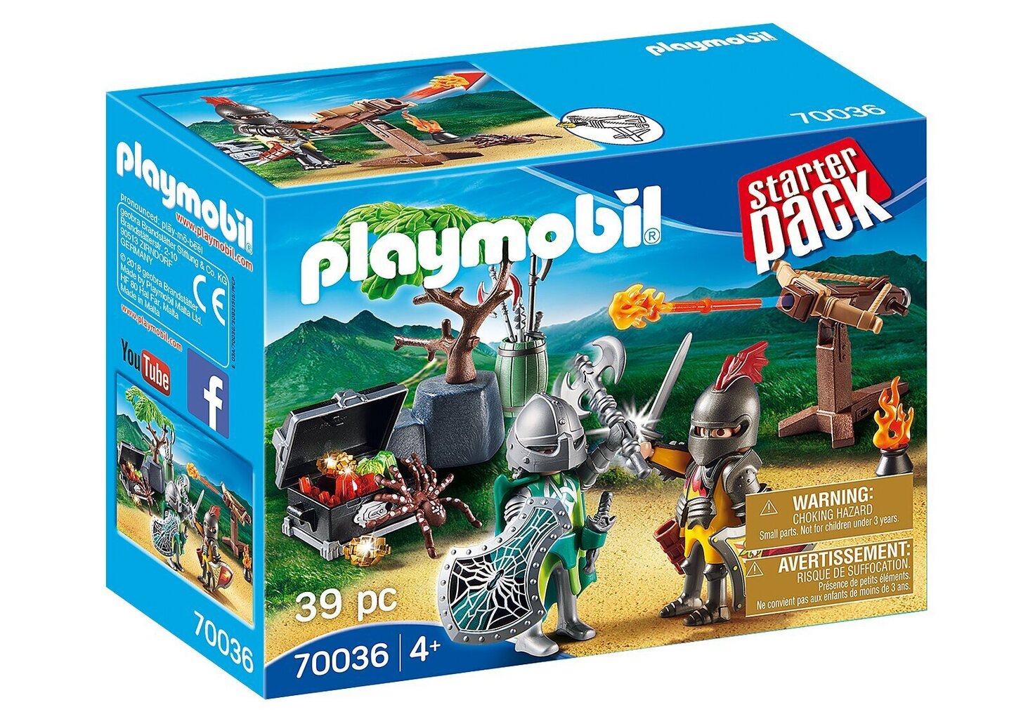 Rüütlite võitlus 70036 PLAYMOBIL® Starter Pack цена и информация | Klotsid ja konstruktorid | kaup24.ee