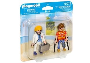 70079 PLAYMOBIL® DuoPack, врач и пациент цена и информация | Конструкторы и кубики | kaup24.ee