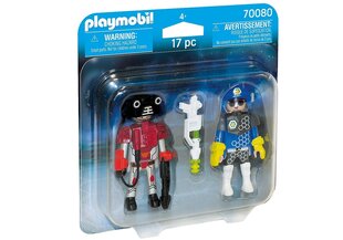 70080 PLAYMOBIL® DuoPack, Галактический Полицейский и Вор цена и информация | Конструкторы и кубики | kaup24.ee