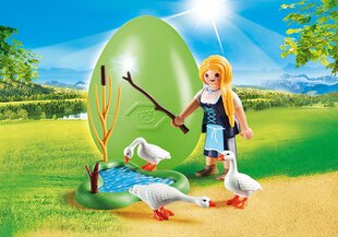 Tüdruk hanega 70083 PLAYMOBIL® Easter Egg hind ja info | Klotsid ja konstruktorid | kaup24.ee