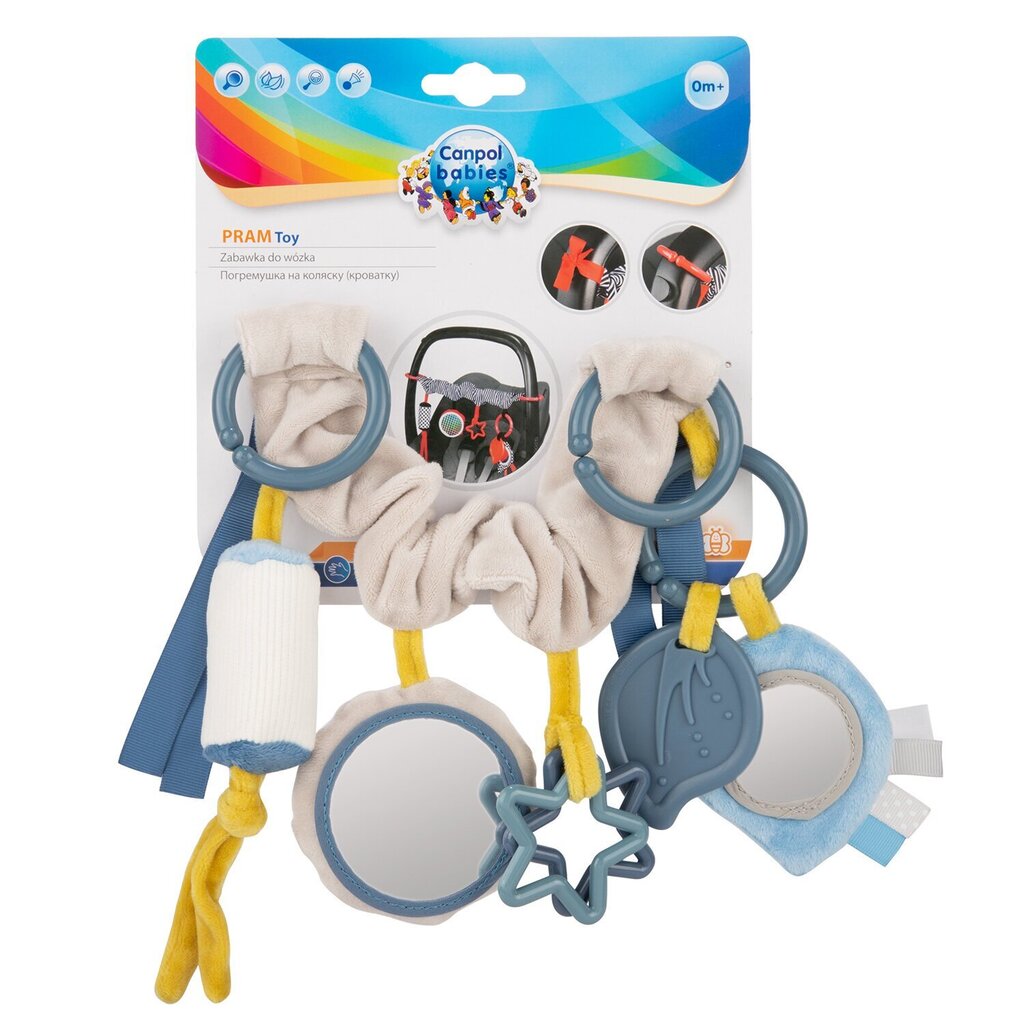 Riputatav mänguasi vankrile/toolile Canpol Babies, Grey hind ja info | Imikute mänguasjad | kaup24.ee